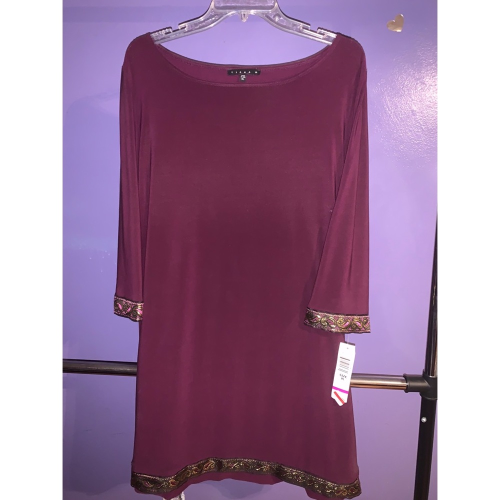 Brand New Macys Long sleeve Polyester Dress